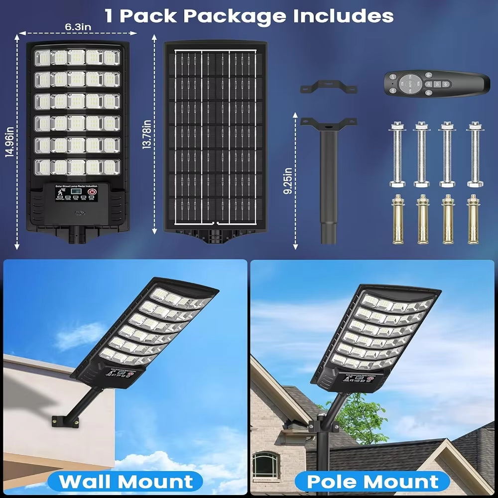 Manto™ 50,000LM Solar Street Light with Motion Sensor