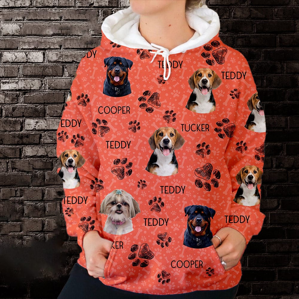 Custom Photo Dog 3D Hoodie T286 HN590