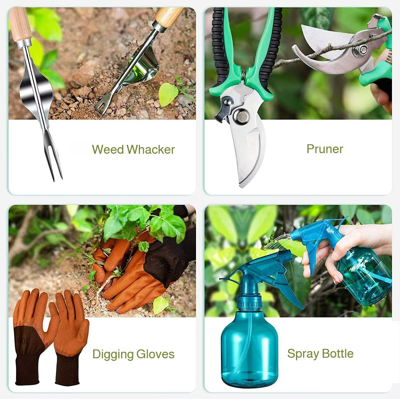 9-Piece Heavy Duty Gardening Hand Tools