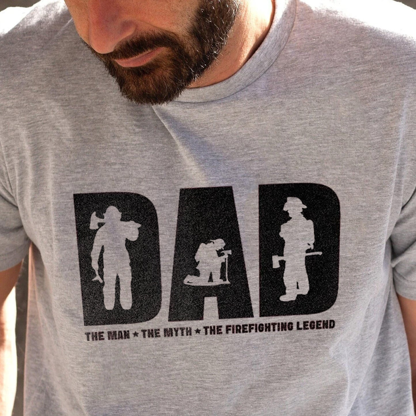 Dad Firefighter Shirt, Gifts for Dad, Fireman Shirt
