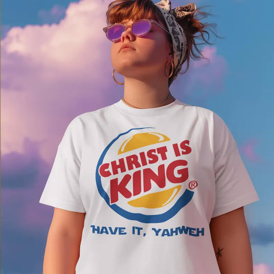Christ Is King Christian Shirt, Faith Humor Parody T-Shirt, Religious Tee