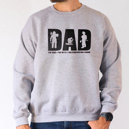 Dad Firefighter Shirt, Gifts for Dad, Fireman Shirt