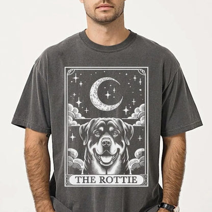 Rottie Dog Halloween Moon Shirt, Funny Rottweiler Lover Gifts,