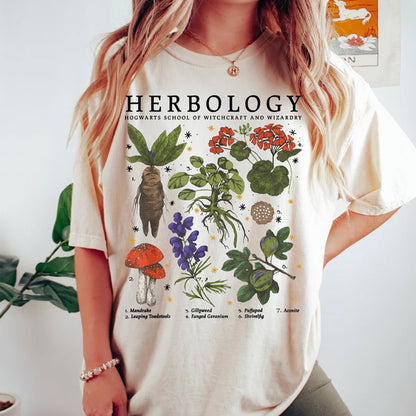 Herbology Plants Shirt, Botanical Gardening Gift