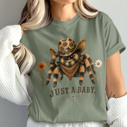 Just A Baby Tarantula Shirt, Cute Spider Shirt
