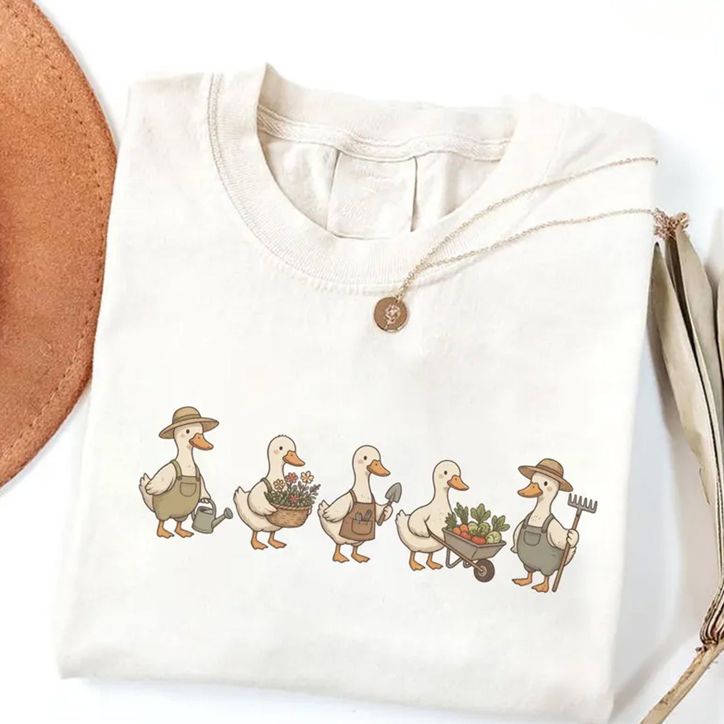 Garden Goose Shirt, Gardening Lover Clothing Apparel