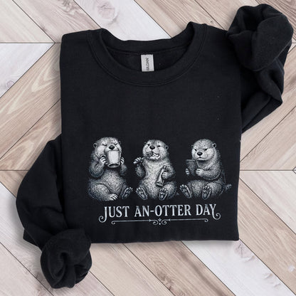 Just An Otter Day Shirt, Funny Otter Graphic Tee, Cute Animal Lover Gift