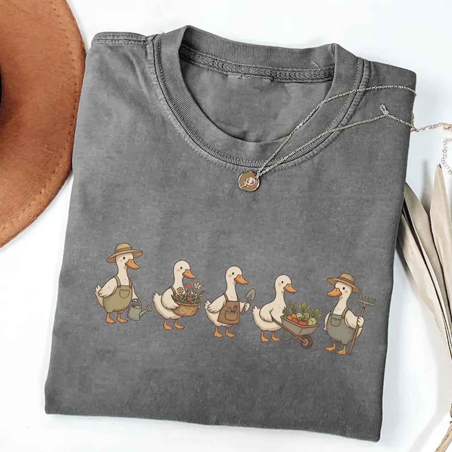 Garden Goose Shirt, Gardening Lover Clothing Apparel