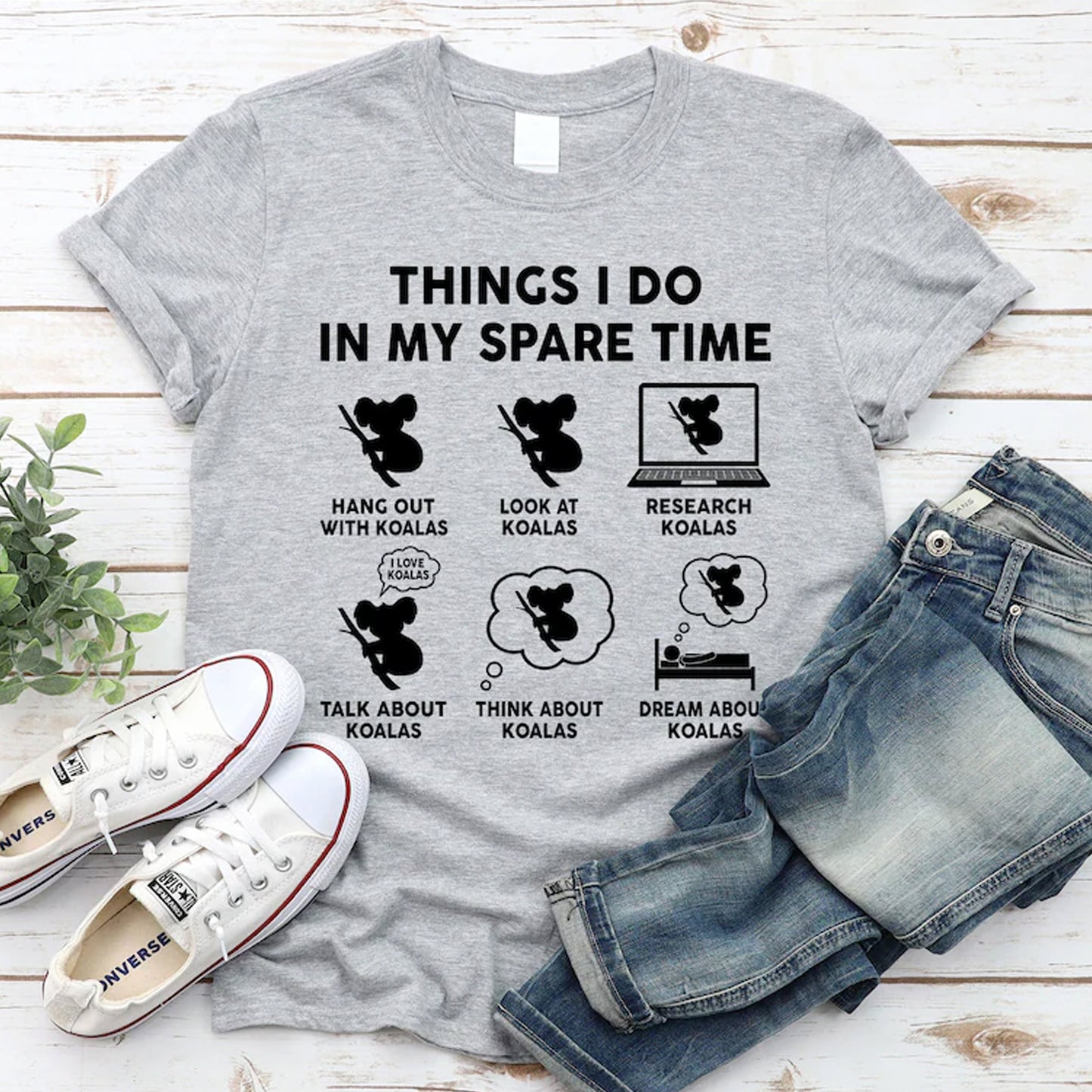 Koala Lover Husband Men's Gifts, Pet Lover Dad Tee For Him