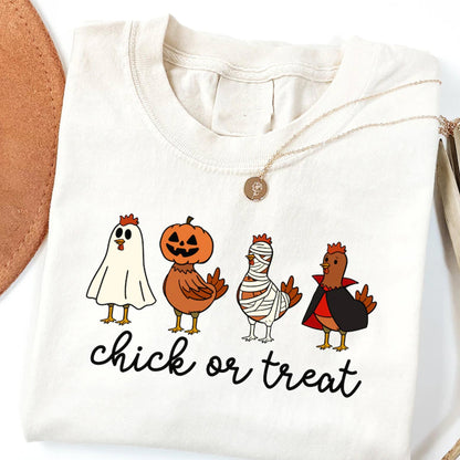 Halloween Spooky Shirt Chicken Shirt Fall Halloween Chicken Lover Tee