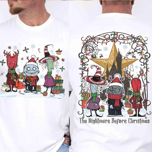 Two-sided Lock Shock Barrel Santa Disney Christmas Comfort Shirt