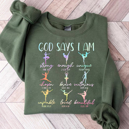 Dancer Shirt, God Says I Am Dancer T-shirt