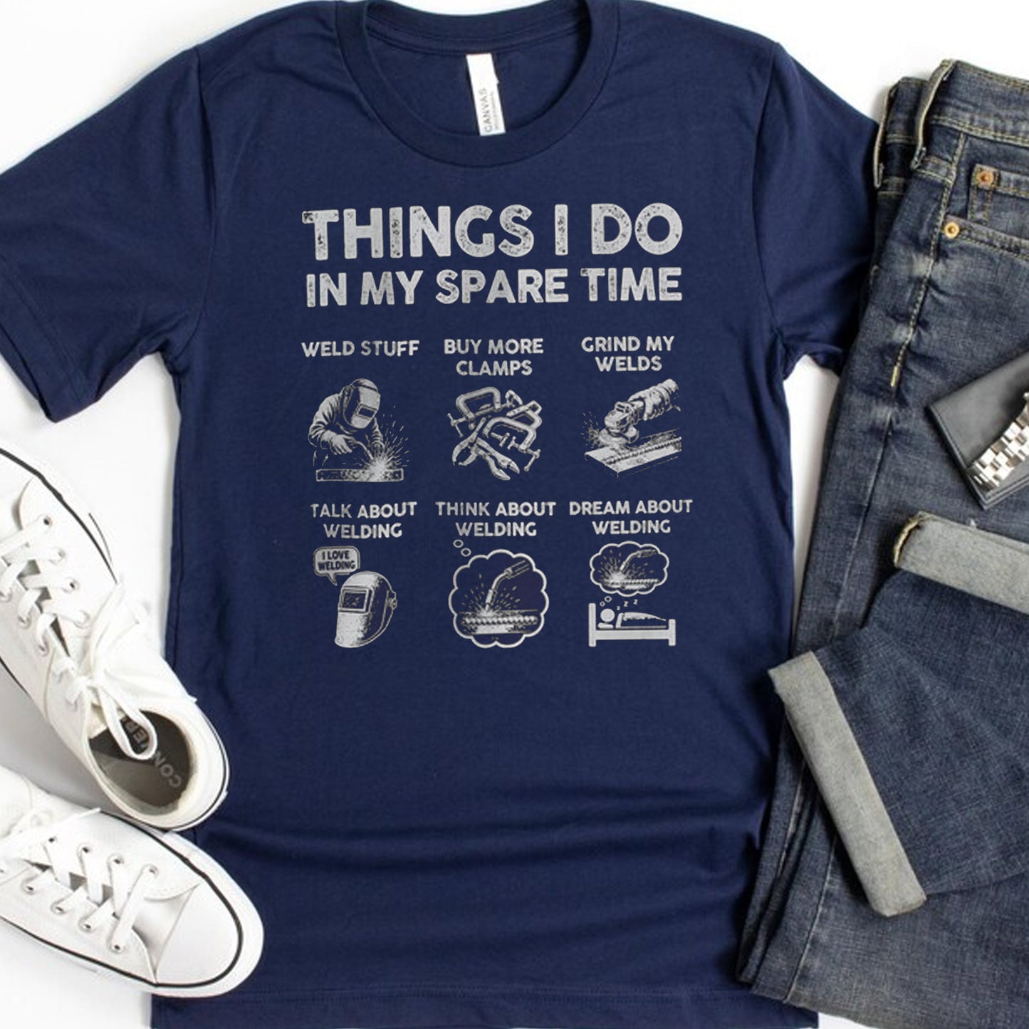 Things I Do in My Spare Time Welding Shirt, Funny Welder Tee