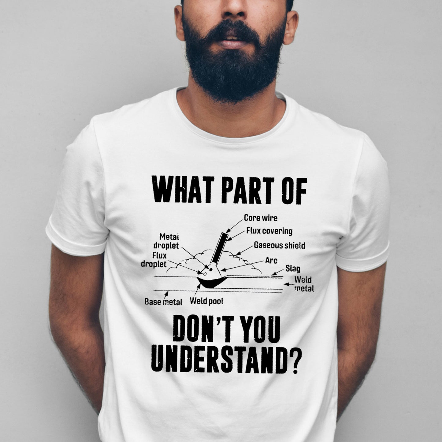 Mens What Part Of Dont You Understand Welder Welding Costume Welder T Shirt