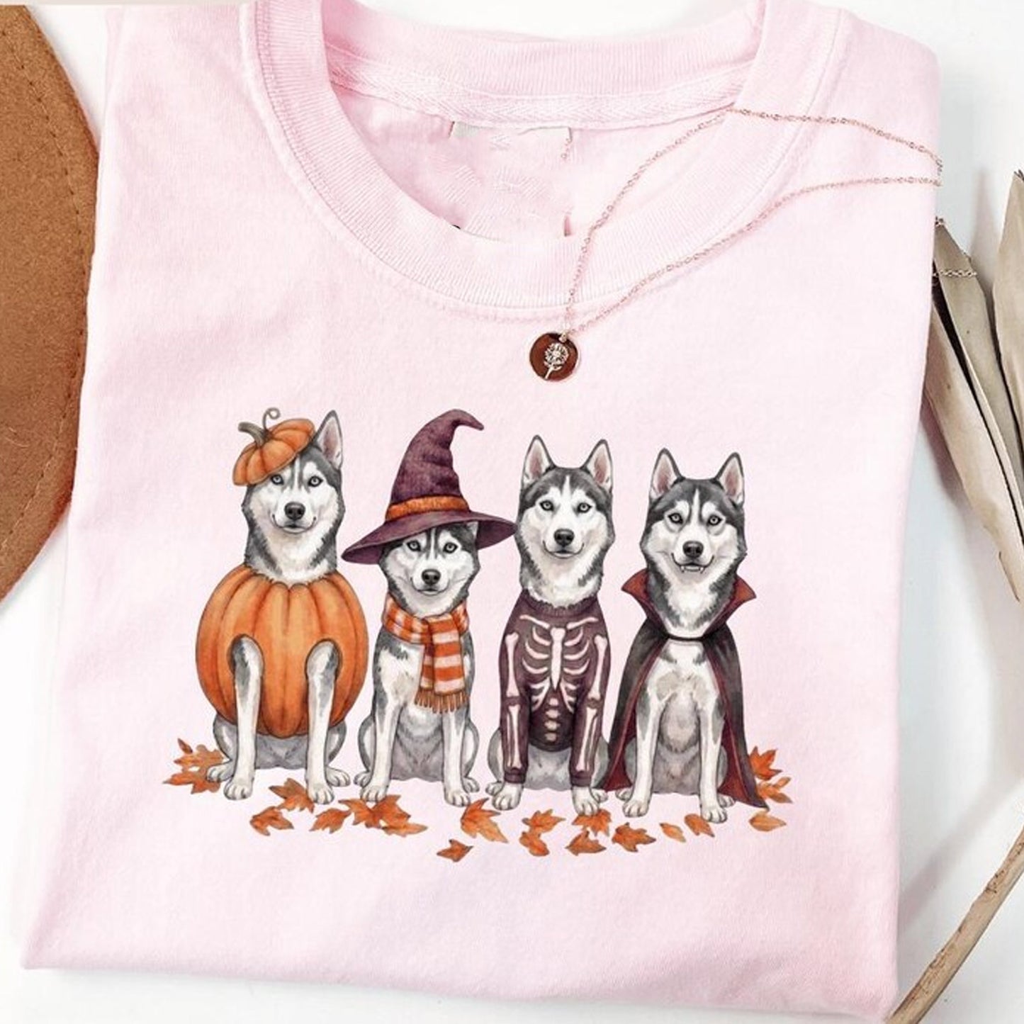 Husky Halloween Shirt, Funny Dog Mom Halloween Tee