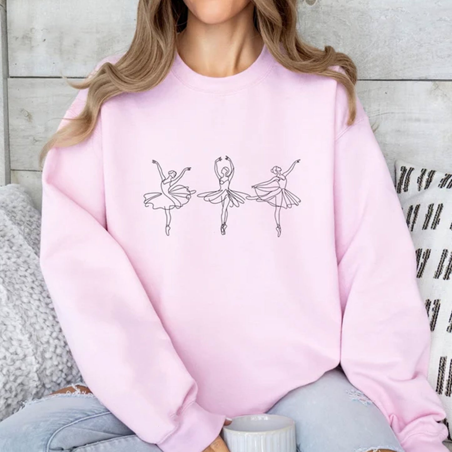 Ballerina Tee,Dance Teacher Gift, Dance Mom Crewneck