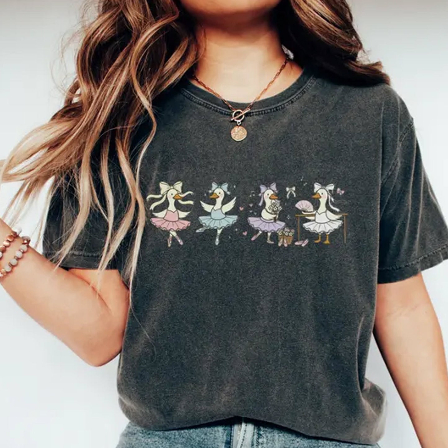 Ballet Goose Shirt, Funny Ballerina Duck Tee