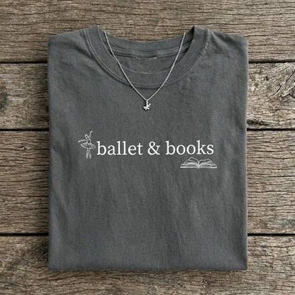 Ballet & Books T-shirt | Ballet Book Lover Tee