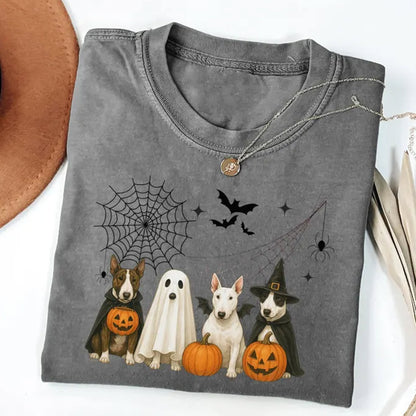Halloween Dog Shirt, Halloween Bull Terrier Shirt