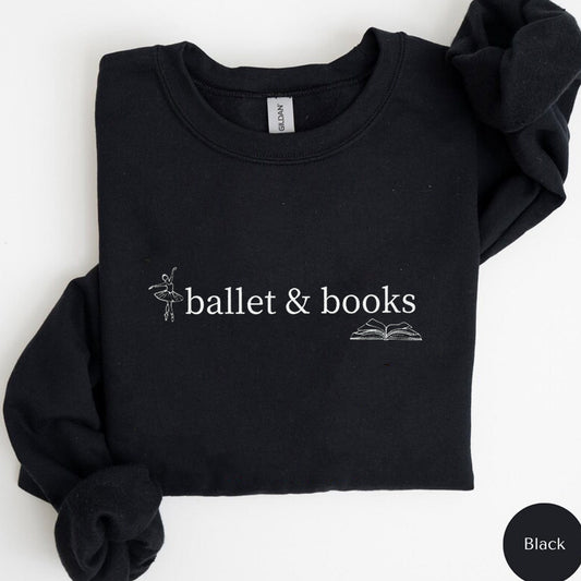 Ballet & Books T-shirt | Ballet Book Lover Tee