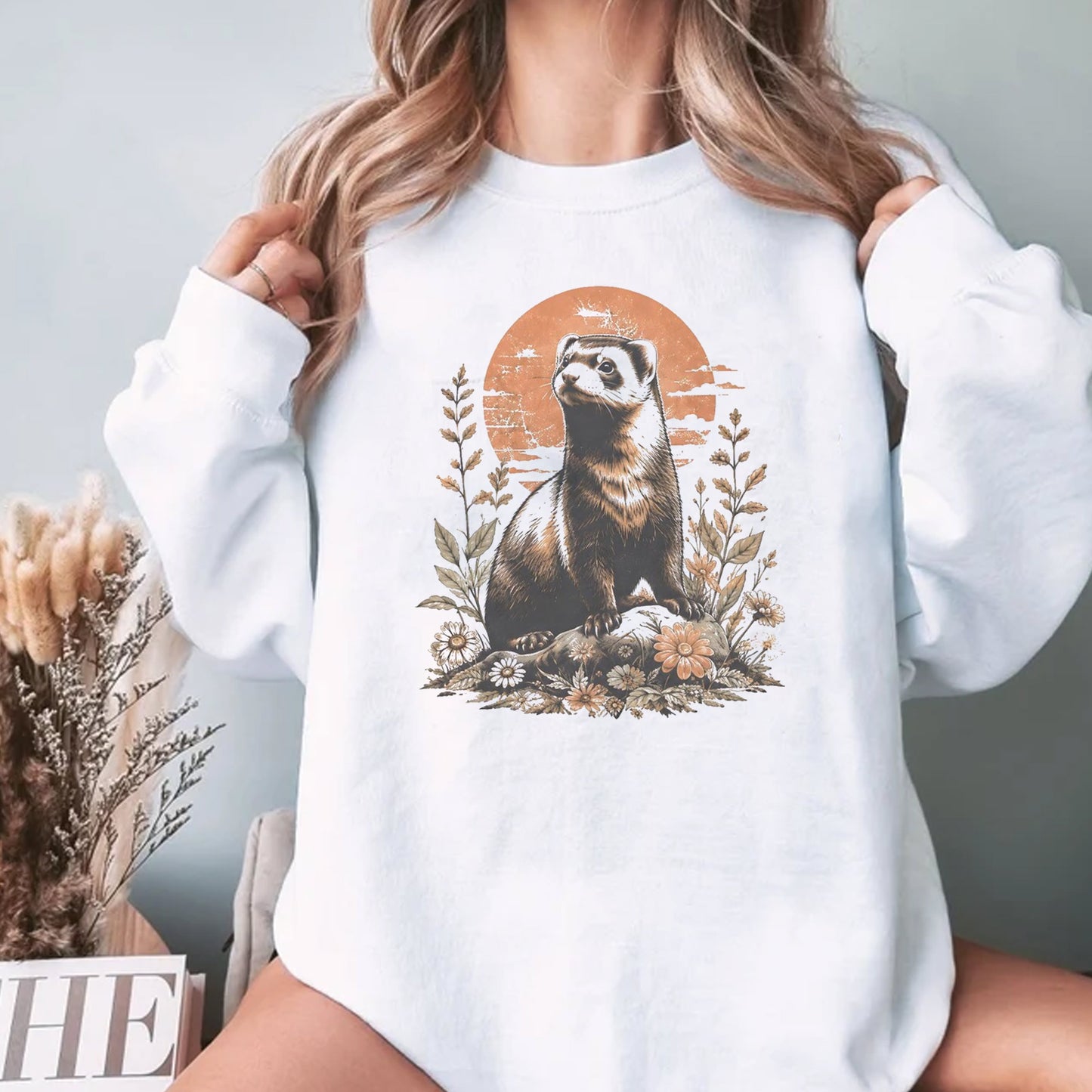 Black Footed Ferret Shirt, Prairie Wildlife Tee