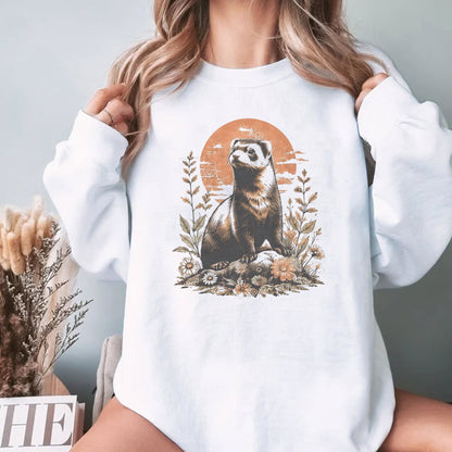 Black Footed Ferret Shirt, Prairie Wildlife Tee