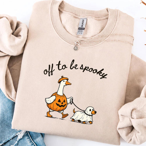 Off to Be Spooky Goose Halloween Shirt