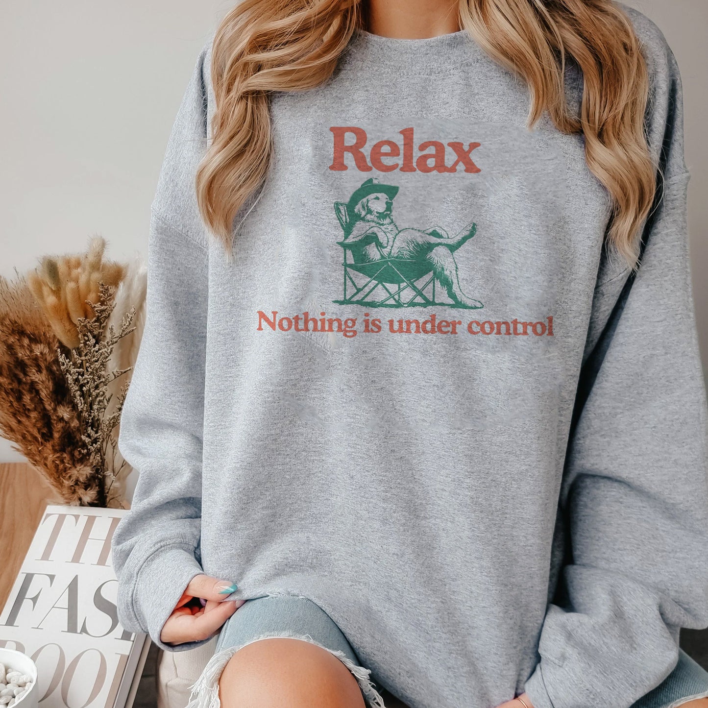 Relax Nothing Is Under Control Golden Retriever Tee