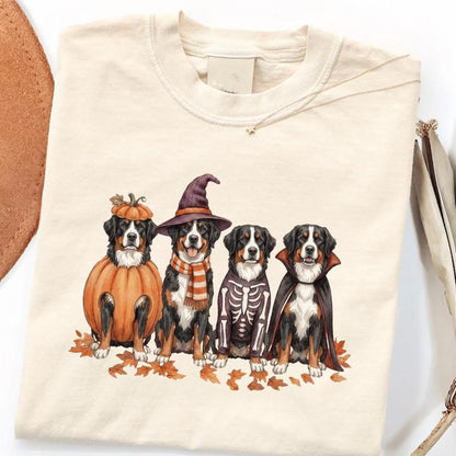 Bernese Mountain Dog Halloween Shirt, Funny Dog Halloween Gift