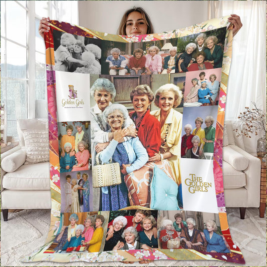 Golden Girls Fleece, Vintage Movies Blanket