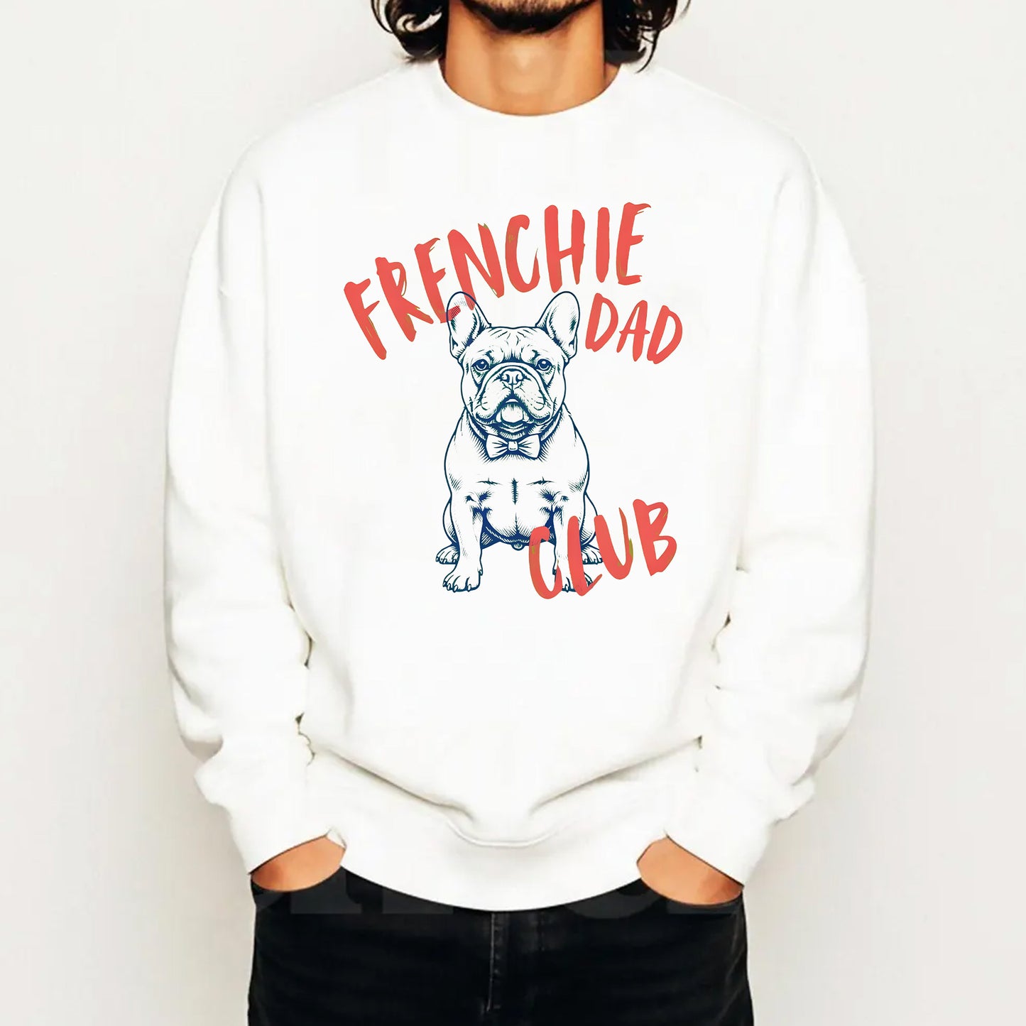 Frenchie Dad Club T-shirt, Unisex Men's Shirt