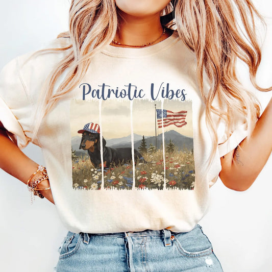 Memorial Day Doxie America Shirt