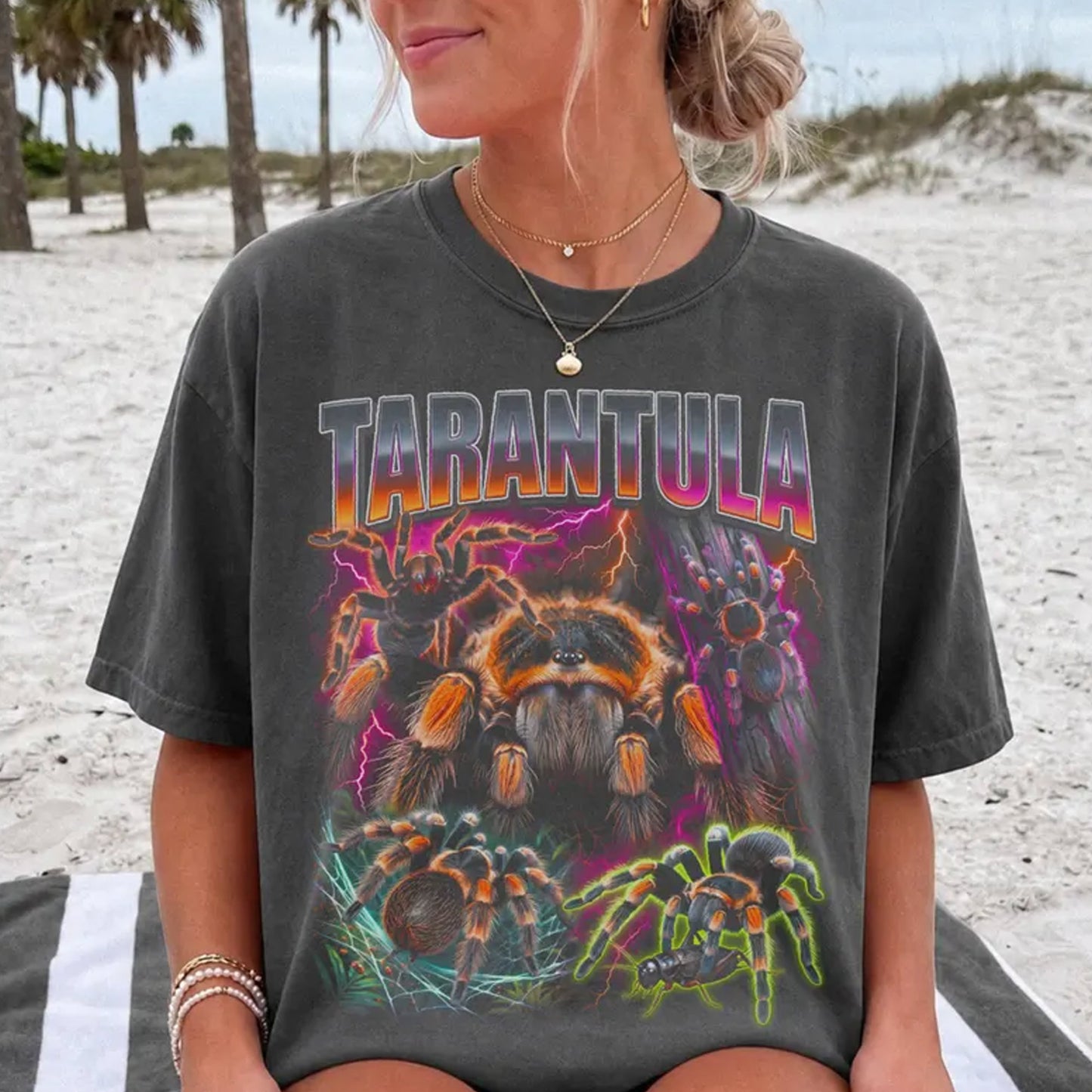 Vintage Tarantula Shirt, 90s Bootleg Rap Tee
