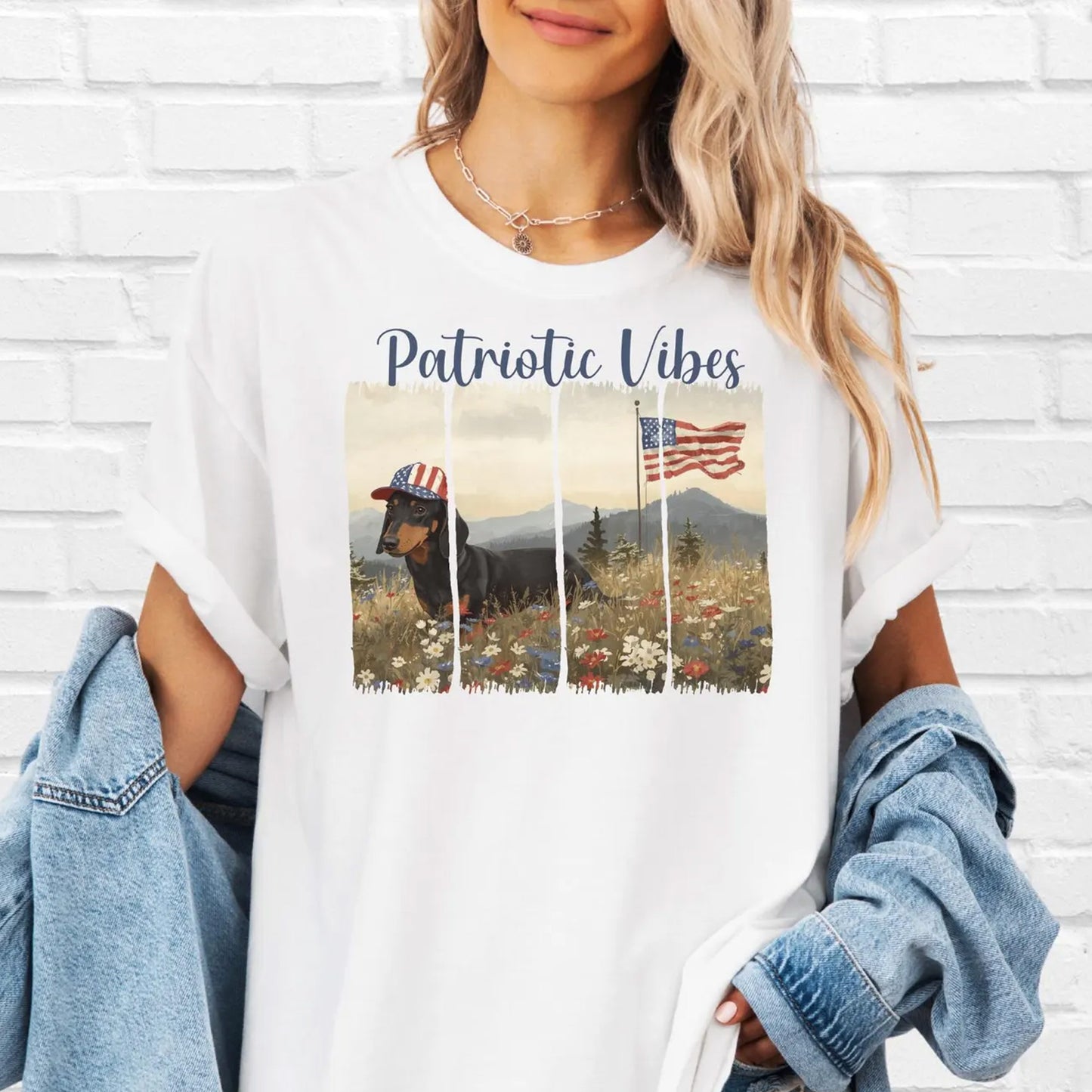 Memorial Day Doxie America Shirt