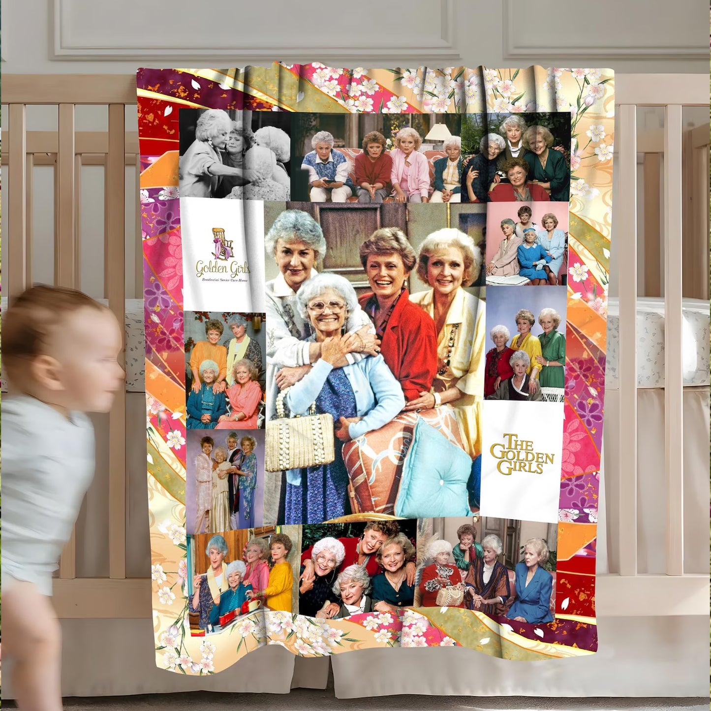 Golden Girls Fleece, Vintage Movies Blanket