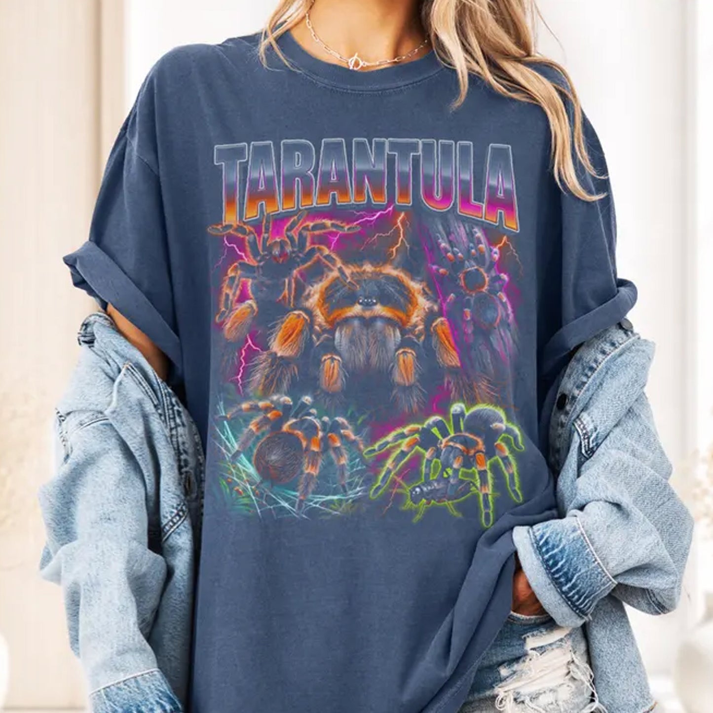 Vintage Tarantula Shirt, 90s Bootleg Rap Tee