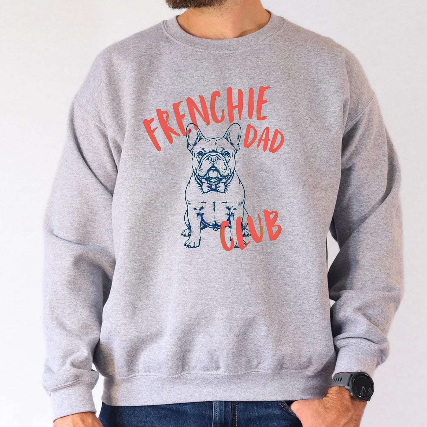 Frenchie Dad Club T-shirt, Unisex Men's Shirt