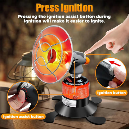 Manto™ 8500BTU Portable Propane Heater for Fishing