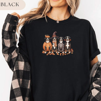 Bernese Mountain Dog Halloween Shirt, Funny Dog Halloween Gift