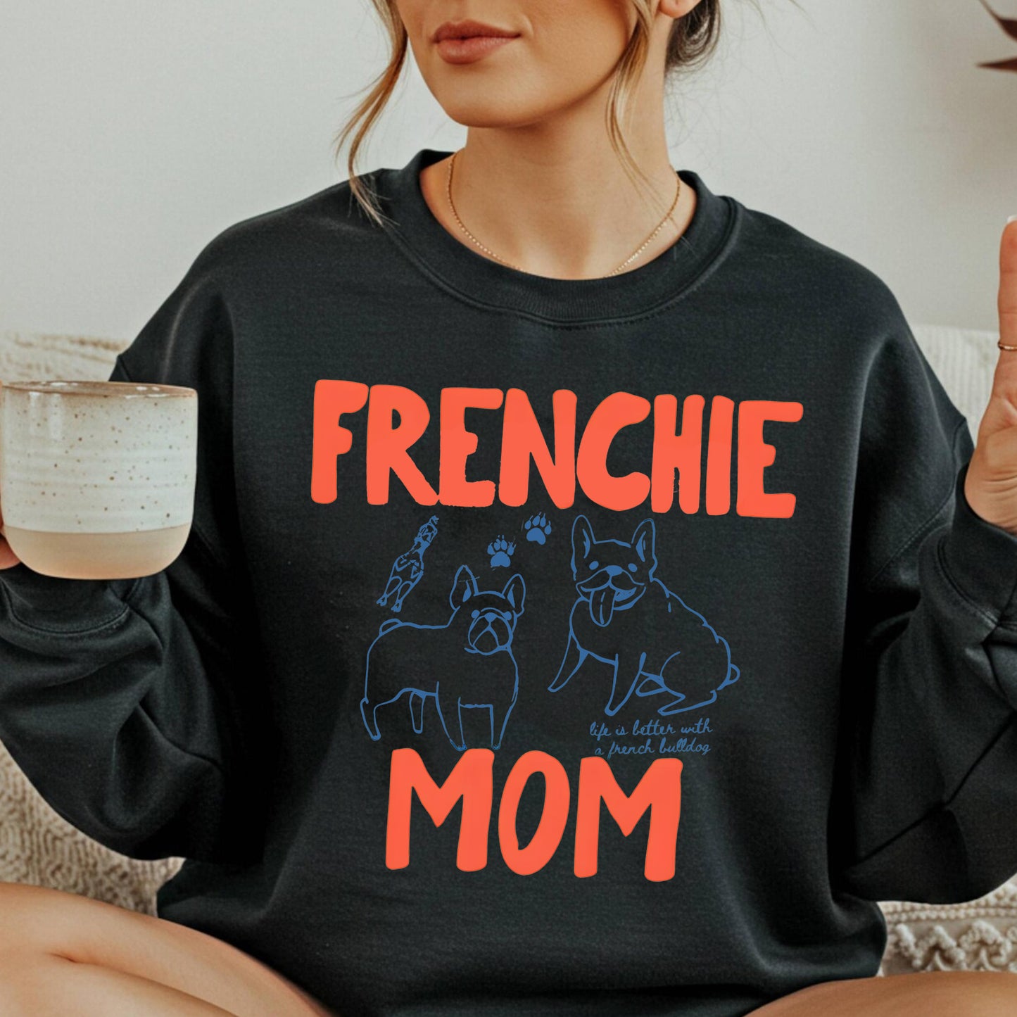 Frenchie Mom Shirt, French Bulldog Mom TShirt
