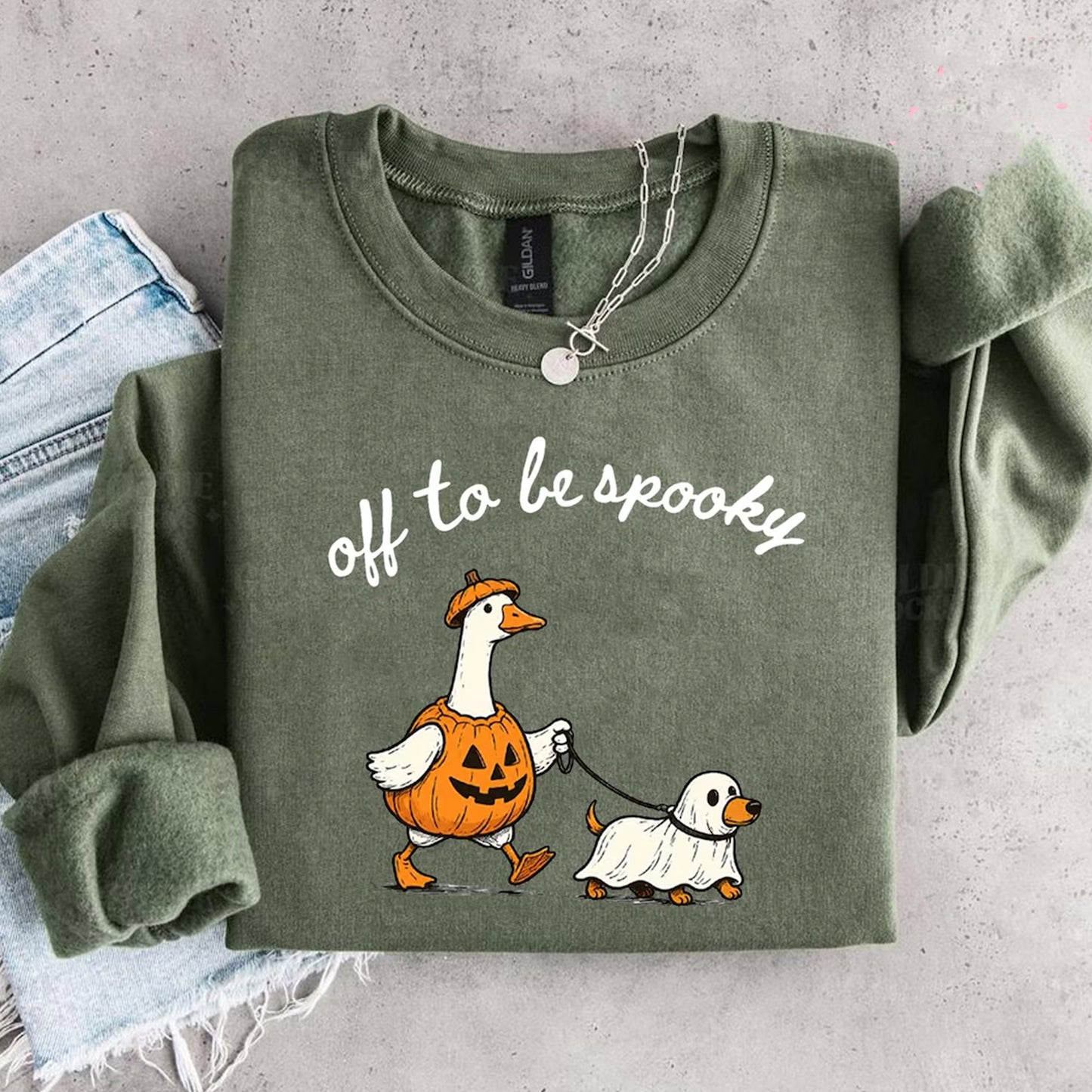 Off to Be Spooky Goose Halloween Shirt