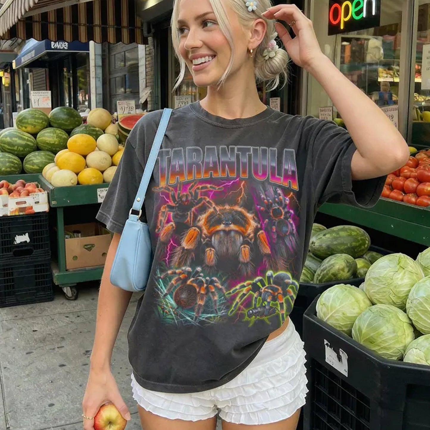 Vintage Tarantula Shirt, 90s Bootleg Rap Tee