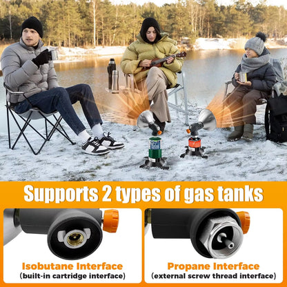 Manto™ 8500BTU Portable Propane Heater for Fishing