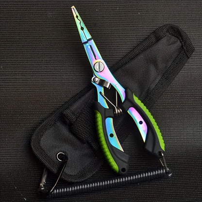 Manto™ Stainless Steel Fishing Pliers – Multi-Function Line Cutter & Split Ring Tool