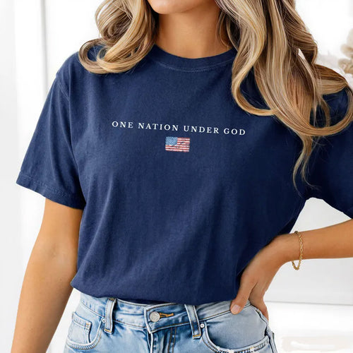 One Nation Under God, America 250th Anniversary Christian Shirt