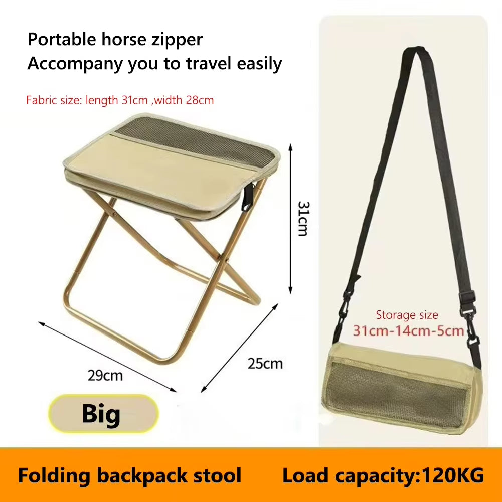 Manto™ Portable Foldable Camping/Fishing Stool