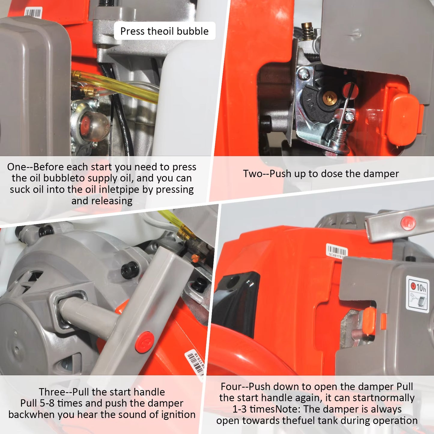 Manto™ 72cc Earth Auger Post Hole Digger Set