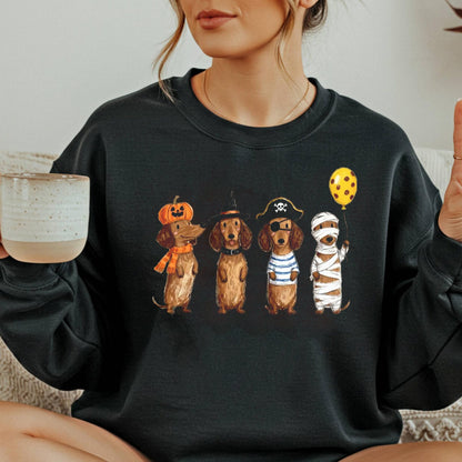 Funny Weiner Dog Costume Halloween Tee