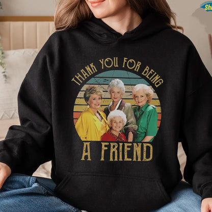 Retro Golden Thank You For Being Classic Movie Shirts