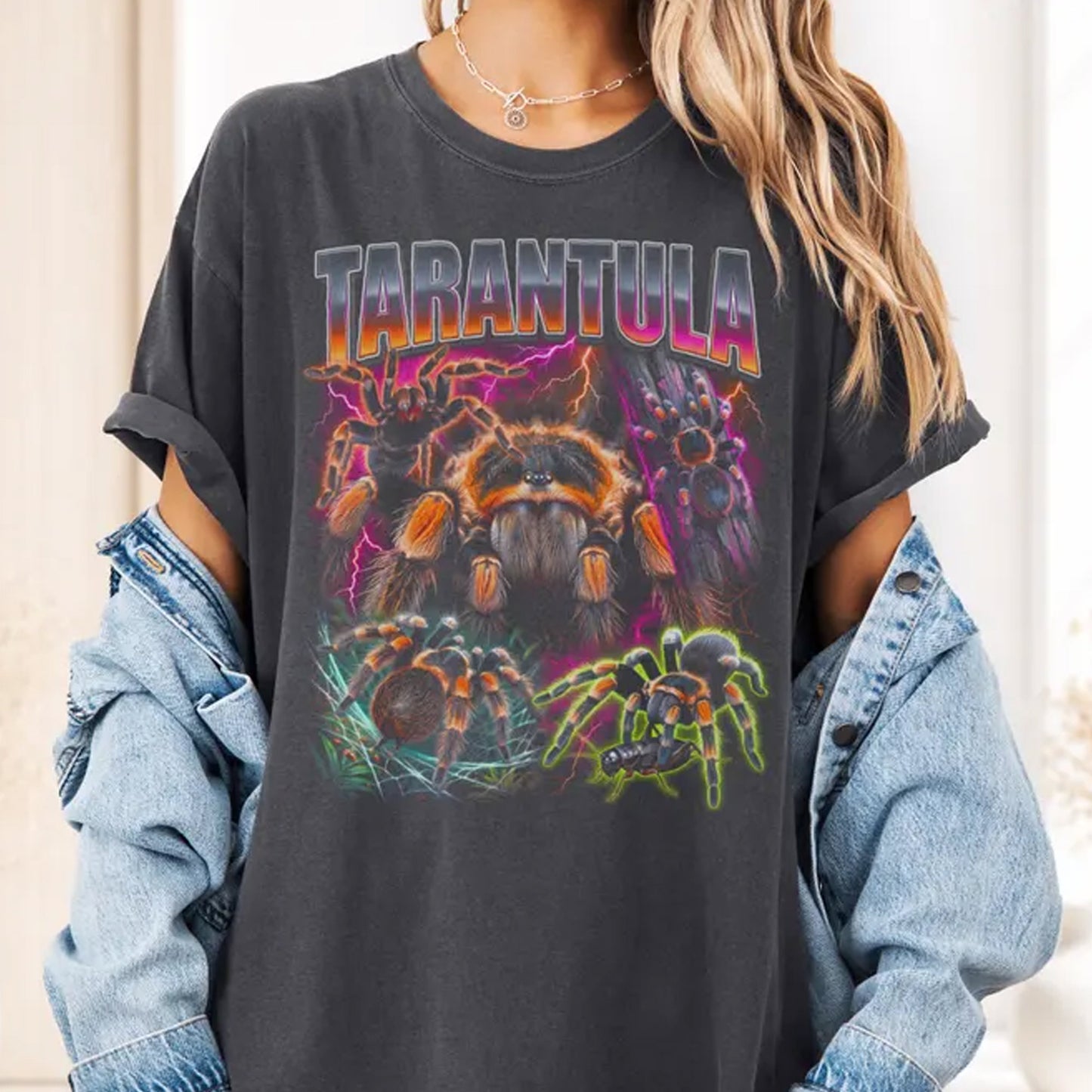 Vintage Tarantula Shirt, 90s Bootleg Rap Tee